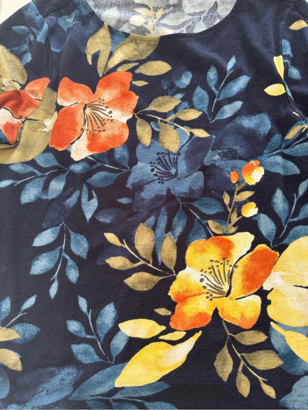 🌺 Chico’s Floral Blouse – Size 3 (Large) – Great Condition - Picture 3 of 7